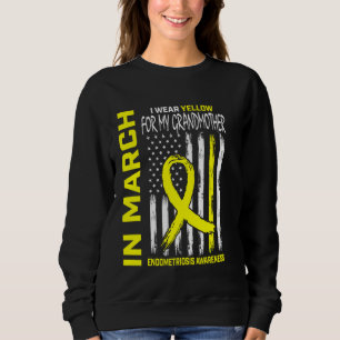 Gult Ribbon Endometriosis Awareness Grandmor T Shirt