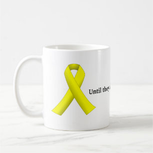 Gult Ribbon (tills alla komar är hemma) Mugg