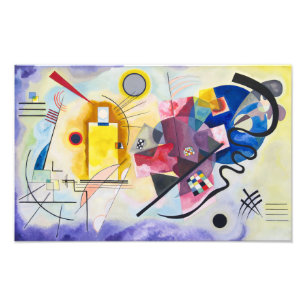 Gult-röd-blå   Kandinsky   Fototryck