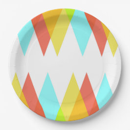 Gult-, röd- och kadeblå trianglar