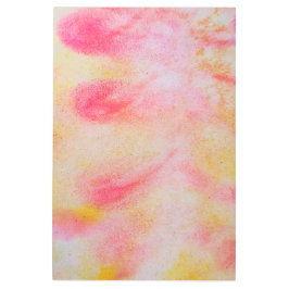 gult rosa abstrakt vattenfärg struktur metall art