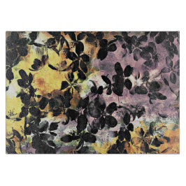 Gult rosa blomma mönster blommigt digital konst