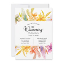 Gult Rosa Blommigt Wiccaning Ceremony