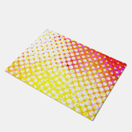 Gult Rosa Mönster Design