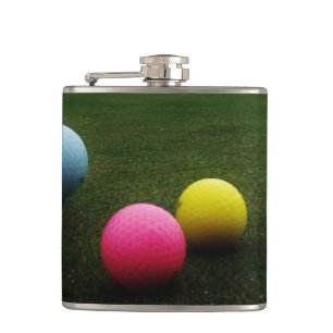 GULT, ROSA OCH BLUE Golf Bollar Fickplunta
