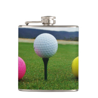 GULT, ROSA OCH VITE Golf Bollar Fickplunta