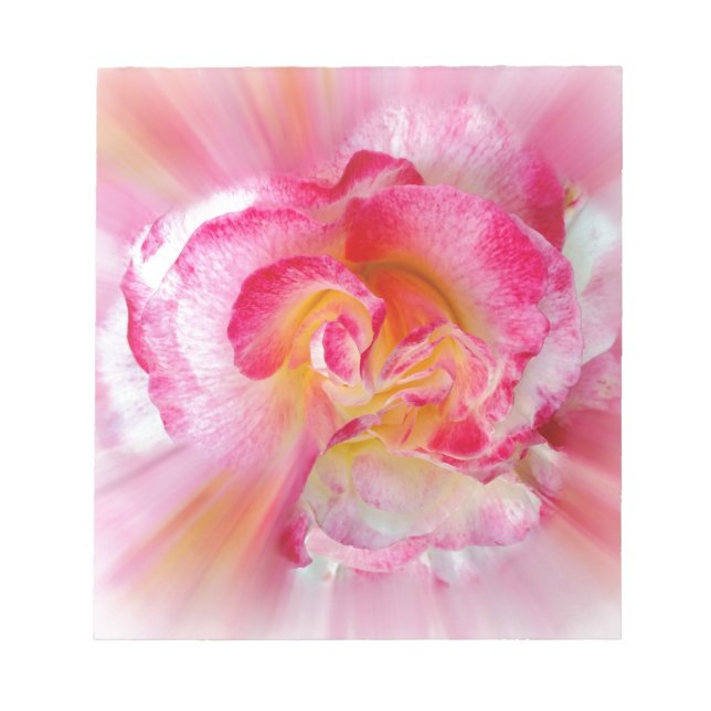 gult rosa ros anteckningsblock (Framsida)