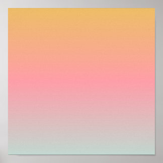 gult rosa solnedgradient färg poster