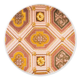 Gult Rosa Ungersk arkitektur Knopp