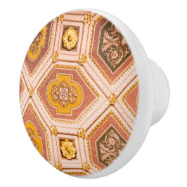 Gult Rosa Ungersk arkitektur Knopp