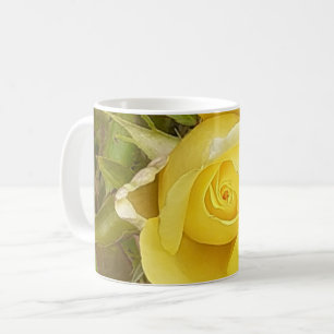 Gult Rosenknopp Mugg