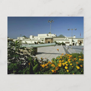 gult Royal palats, Rabat, huvudstad i Marocko flo Vykort