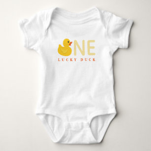 Gult Rubber Anka Baby Bodykostym - en lucky Anka T Shirt