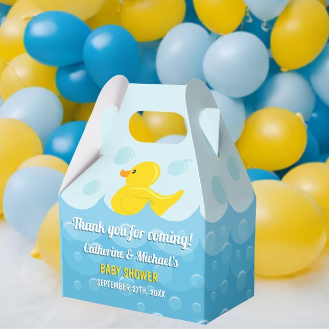 Gult Rubber Anka Rub A Dub Dub Baby Shower Presentaskar (Skapare uppladdad)