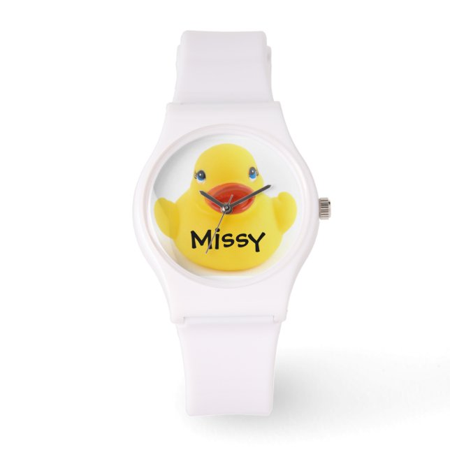 Gult Rubber Ducky Armbandsur (Framsida)