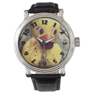 Gult Rubber Ducky behöver ett badrum! Armbandsur
