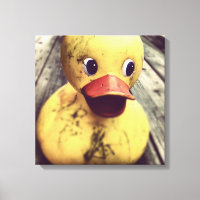 Gult Rubber Ducky behöver ett badrum!