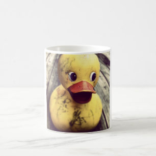 Gult Rubber Ducky behöver ett badrum! Kaffemugg