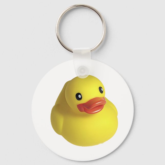 Gult Rubber Ducky Nyckelring (Framsida)