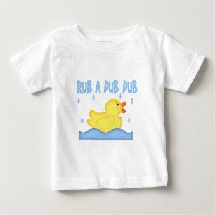 Gult Rubber Ducky Rub A Dub Dub T-shirt
