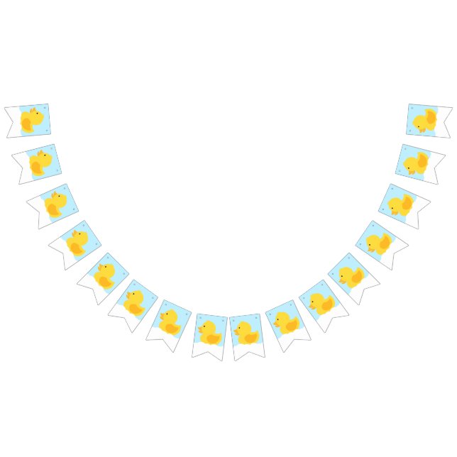 Gult Rubber Ducky Vimplar (Alla)