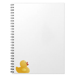 Gult Rubberduck Anteckningsbok