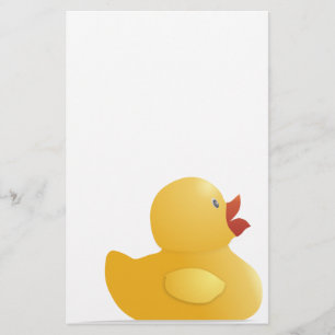 Gult Rubberduck Brevpapper