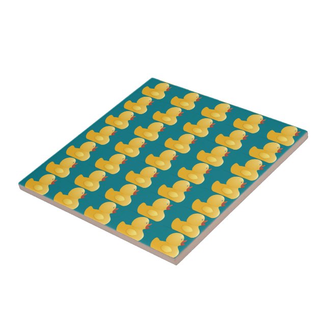 Gult Rubberduck Kakelplatta (Sidan)