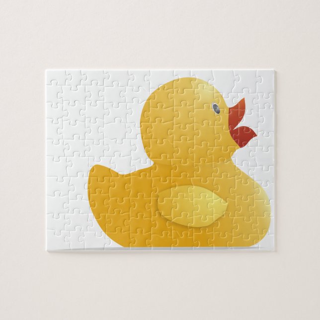 Gult Rubberduck Pussel (Horisontell)