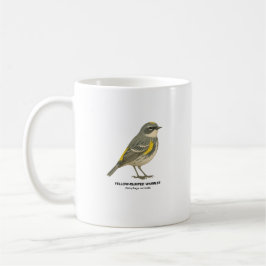 Gult Rumped Krig - Birds of California Coffee Mugg