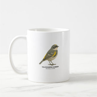 Gult Rumped Krig - Birds of California Coffee Mugg