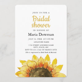 Gult, rustik solros. Land Möhippa Inbjudningar