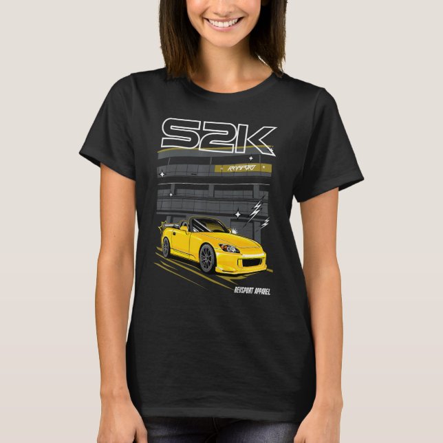 Gult S2K T Shirt (Framsida)