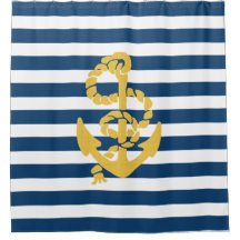 Gult Sailing Anchor Blue White Stripe