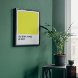 Gult Sång Album - Vita Gräns Perfect Poster