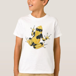 Gult-satt band T-tröja för giftpilgroda Tee Shirt