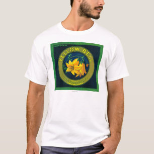 Gult sätta en klocka på den Apple lådan Tee Shirt
