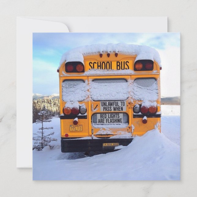 Gult School Buss (Framsida)
