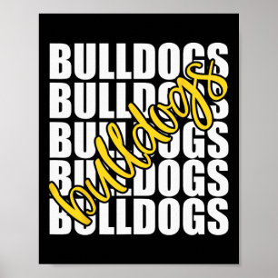 Gult School Sportfantast Team Spirit Poster