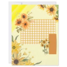 Gult scrapbookpapper