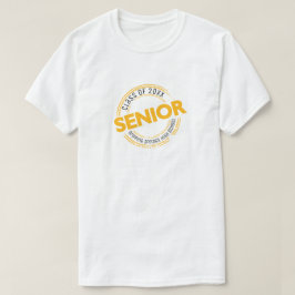 Gult Senior Class of Distress Badge T Shirt