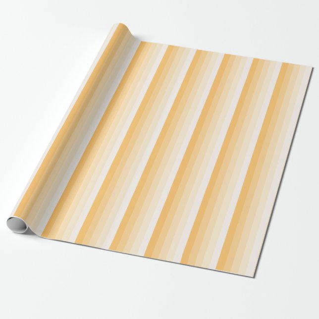 Gult Shadow rand Presentpapper (Utrullad)