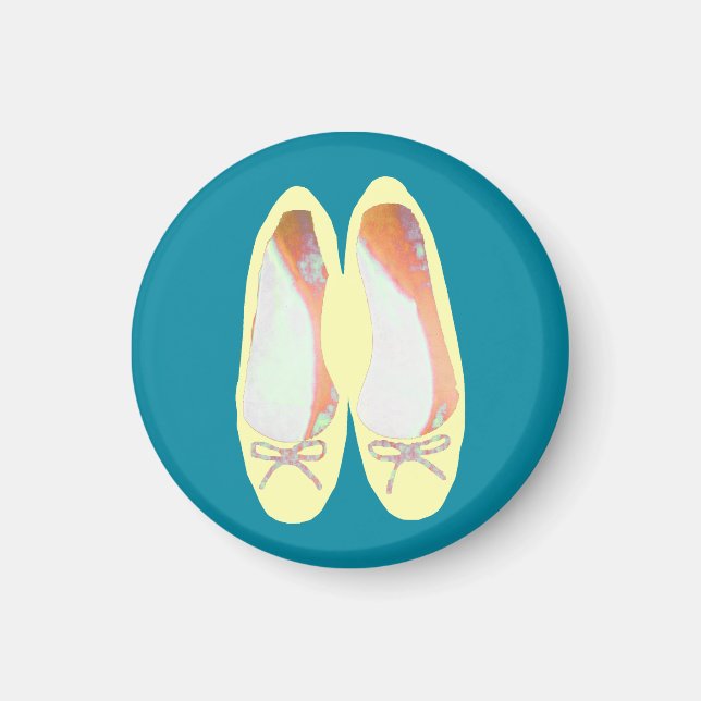 Gult Shoes Magnet (Framsidan)