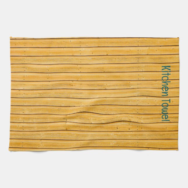 Gult Shutter Kitchen Towel Kökshandduk (Horisontell)