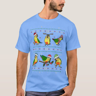 Gult sido conure Ugly jul T Shirt