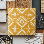 Gult Simple Indian Geometric Elegant Rustic Kakelplatta<br><div class="desc">Den här Gulten Enkelt indiskt Geometriskt Elegant Rustic keramiska plattor tillför en elegans till vilket utrymme som helst. Den här plattan har en enastående senapsgeometrisk gult mönster och kombinerar modern design med traditionell estetik. Perfekt för att förbättra badrum, kök eller accentväggar, dess minimalistiska och sofistikerade utseende gör det till ett...</div>