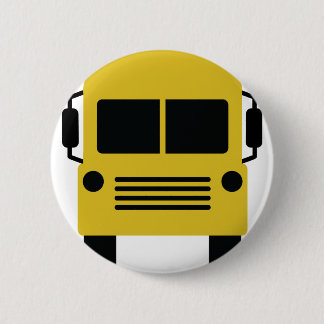gult skolbusssymbol knapp