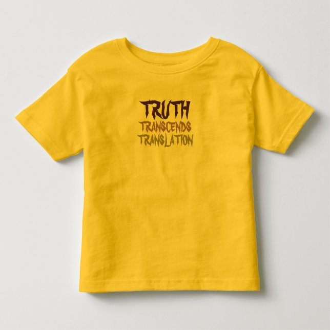 GULT SMÅBARN T-SHIRT (Framsida)