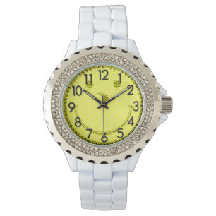Gult Smile Watch Watch Armbandsur