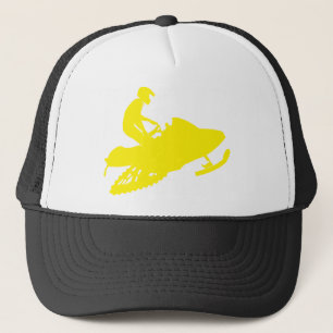 Gult-Snowmobiler Truckerkeps